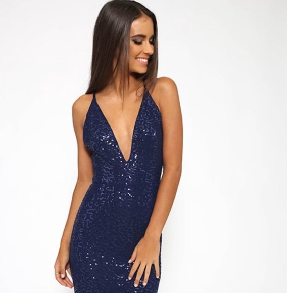 Peppermayo Dresses Nwt Peppermayo Glitter Gown Poshmark